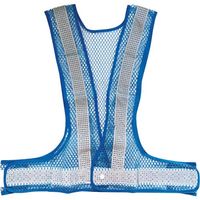 ミズケイ サマーベスト「涼風」(ブルー) 5941034 1枚 535-7753（直送品）