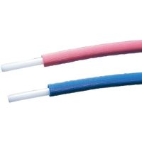 前澤給装工業 保温材付架橋ポリエチレン直管 保温材5mm ブルー 16A×3m QXPECB-1605-3Q 1個 514-5984（直送品）