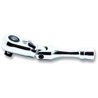 Koーken ZーEAL 3/8(9.5mm)SQ. プッシュボタン式首振りラチェットハンドル(ショート) 全長120mm 3726ZSB（直送品）