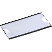 トラスコ中山 TRUSCO マグネット式見出しプレート 40X80 黒 10枚入 MGP-40X80-BK 1パック(10枚)（直送品）