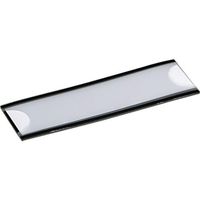 トラスコ中山 TRUSCO マグネット式見出しプレート 25X80 黒 10枚入 MGP-25X80-BK 1パック(10枚)（直送品）