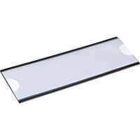 トラスコ中山 TRUSCO マグネット式見出しプレート 40X110 黒 10枚入 MGP-40X110-BK 1パック(10枚)（直送品）