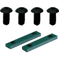 トラスコ中山 TRUSCO 回転台付アンビルバイスTVRQー200A用 口金・固定ねじセット TVRQ-200AKB 1セット(1組)（直送品）