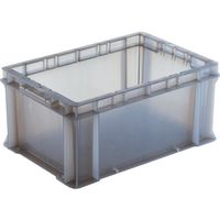 DIC エコシリーズF型コンテナFー17 外寸:W424×D291×H197.5 クリアブラック F-17 ECO CBK 1個（直送品）