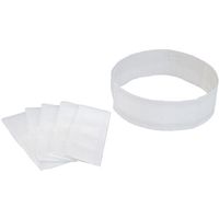 橋本クロス 橋本 HC汗取りバンド ホワイト フリーサイズ 100枚入/箱 SAB100 1箱(100枚) 683-9677（直送品）