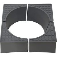 エービーシー商会 ABC 桝周り専用副資材 インサルマスキューブ150 グレー MC150G 1セット 683-3914（直送品）