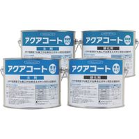ヘルメチック 水中硬化型防水塗装剤 アクアコート高粘度タイプ ホワイト 4kgセット AQUACOATHIGHVISW4 1個（直送品）