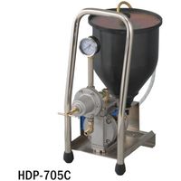 アネスト岩田 小形ダイヤフラムペイントポンプ 5Lホッパー付ポンプ ステンレス HDP-705CN 1台 547-0538（直送品）