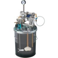アネスト岩田 中形ダイヤフラムペイントポンプ 20Lペール缶用タンクマウント式 DPS-902EN 1台 547-5298（直送品）