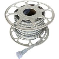 富士倉 両面発光10M LEDロープライト 白 増設用 FRL-10GW-W 1巻 554-5598（直送品）