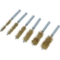ワールドツール アストロプロダクツ AP 1/4HEX ワイヤーブラシセット 真鍮 (6本組) 2011000012267 1セット(6本)（直送品）