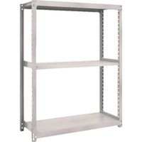 TRUSCO スチールラック M2型軽中量棚 860X880XH1500 3段 単体 ネオグレー M2-5393 NG 1セット(1台)（直送品）