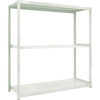 TRUSCO スチールラック M2型軽中量棚 860X880XH1800 3段 単体 ネオグレー M2-6393 NG 1セット(1台)（直送品）