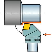 SANDVIK コロマントキャプト セラミックチップ用カッティングヘッド(410) C4-CCRNL-22050-12-4 1個（直送品）