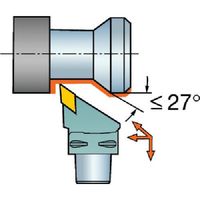 SANDVIK コロマントキャプト セラミックチップ用カッティングヘッド(410) C6-CDJNL-45065-15-4 1個（直送品）