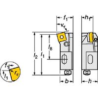 サンドビック SANDVIK TーMax P ネガチップ用カートリッジ(470) PSKNR 25CA-19 1本 573-1445（直送品）