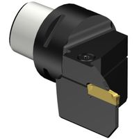 サンドビック SANDVIK コロカット2 突切り・溝入れ加工用カッティングユニット(410) C2R-CC4-LG20CB 1個（直送品）