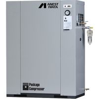 アネスト岩田 給油式レシプロパッケージコンプレッサ 3.7KW ドライヤー付き 50Hz CLP37EFH-8.5DM5 1台（直送品）