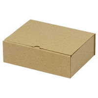 ヤマニパッケージ 箱 EE-360 カル段組立式7.5cm 2201000237122 1セット(100個入)（直送品）