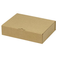 ヤマニパッケージ 箱 EE-363 カル段組立式7.5cm 2201000237153 1セット(100個入)（直送品）