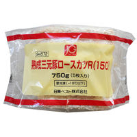 日東ベスト [冷凍] JG熟成三元豚ロースカツR(150) 750g
