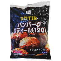 日東ベスト [冷凍] JGハンバーグロティールR120g×10個入×5袋 4902385007314 1セット(1200g×5個)（直送品）
