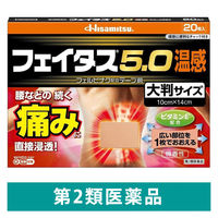 フェイタス 5.0温感大判サイズ 20枚 久光製薬 関節痛 筋肉痛 腰痛 腱鞘炎【第2類医薬品】
