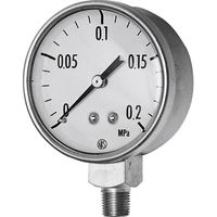 長野計器 圧力計 小形圧力計 GK GK25ー161/0ー700KPA 1セット(2P)（直送品）