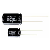 ルビコン アルミニウム電解コンデンサ(リードタイプ、25V/680μF) 25PX680MEFC10X12.5 1個（直送品）