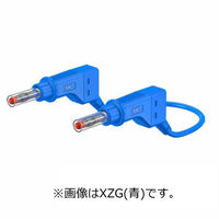 STAUBLI 格納式プラグ付きテストリード(100mm/赤) 66.9407-10022 1個（直送品）