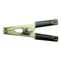 テイシン電機 ワニグチクリップ(小)黒 C-116-B 1個（直送品）