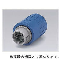サトーパーツ 丸型コネクター プラグ AC125V-5A 4極 CN-70-P-4P 1個（直送品）