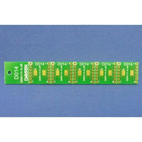 ダイセン電子工業 DIP変換基板(14ピン・SSOP/SOP・5枚) D014 1セット(5枚入)（直送品）