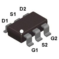 フェアチャイルド MOSFET 2P-CH 20V 2.3A SSOT-6 FDC6312P 1個（直送品）