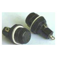 エコー電子 ヒューズホルダー10A(φ5.2*20) FH-043A 1個（直送品）