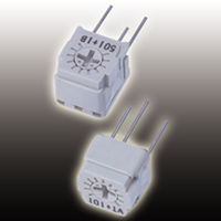 ニデックコンポーネンツ トリマポテンショメータ 1回転型 上面調整 100KΩ FT-63EP 100K ohm(104) 1個（直送品）