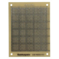 サンハヤト ユニバーサル基板(片面、ガラスコンポジット、95×72mm) ICB-M93SG-PbF 1枚（直送品）