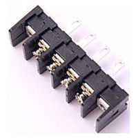 サトーパーツ 貫通型ねじ式端子台 M3フリーねじ 7.62mmピッチ 10A 250V 4極 ML-40-S1AXF-4P 1個（直送品）