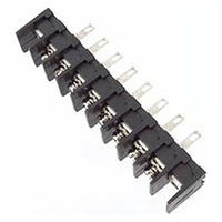 サトーパーツ 貫通型ねじ式端子台 M3フリーねじ 7.62mmピッチ 10A 250V 8極 ML-40-S1AXF-8P 1個（直送品）