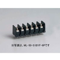 サトーパーツ 基板用ねじ式端子台 M4フリーねじ 10.16mmピッチ 15A 250V ML-50-S1BYF