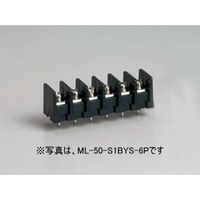 サトーパーツ 基板用ねじ式端子台 M4セムスねじ 10.16mmピッチ 15A 250V 2極 ML-50-S1BYS-2P 1個（直送品）