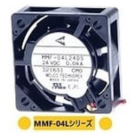 メルコテクノレックス DCファンモータ(24V、40mm角) MMF-04L24DS