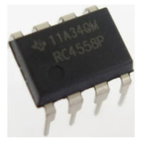 TEXAS INSTRUMENTS 2回路 オペアンプ RC4558P 1個（直送品）