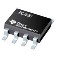 TEXAS INSTRUMENTS 2回路 オペアンプ RC4558D 1個（直送品）