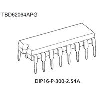 東芝 DMOSトランジスタアレイ TBD62064APG(Z.HZ) 1個（直送品）