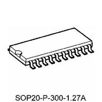 東芝 8回路 バスバッファ CMOS 入力トレラント SOP20 TC74LCX541F(F) 1個（直送品）