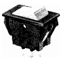 ニデックコンポーネンツ 小形ロッカースイッチ 単極 ON-ON タブ端子+付属操作部 HLS112D 1個（直送品）