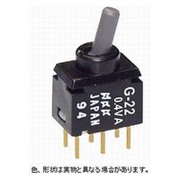 NKKスイッチズ トグルスイッチ ON-ON 2極双投 G-22AP 1個（直送品）