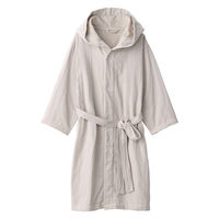 無印良品 ガーゼパイルバスガウン 男女兼用ＬーＸＬ ベージュ 良品計画
