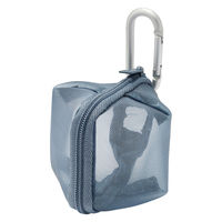 無印良品 ナイロンメッシュ コンパクトポーチ ブルー 約７×６ｃｍ 良品計画